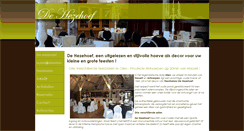 Desktop Screenshot of dehezehoef.be